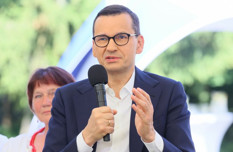 Mateusz Morawiecki ocenił, że skażenie Odry to zdarzenie o charakterze naturalnym /Pawel Wodzynski /East News
