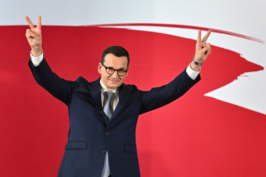 Mateusz Morawiecki podczas kongresu Prawa i Sprawiedliwości /Piotr Polak /PAP