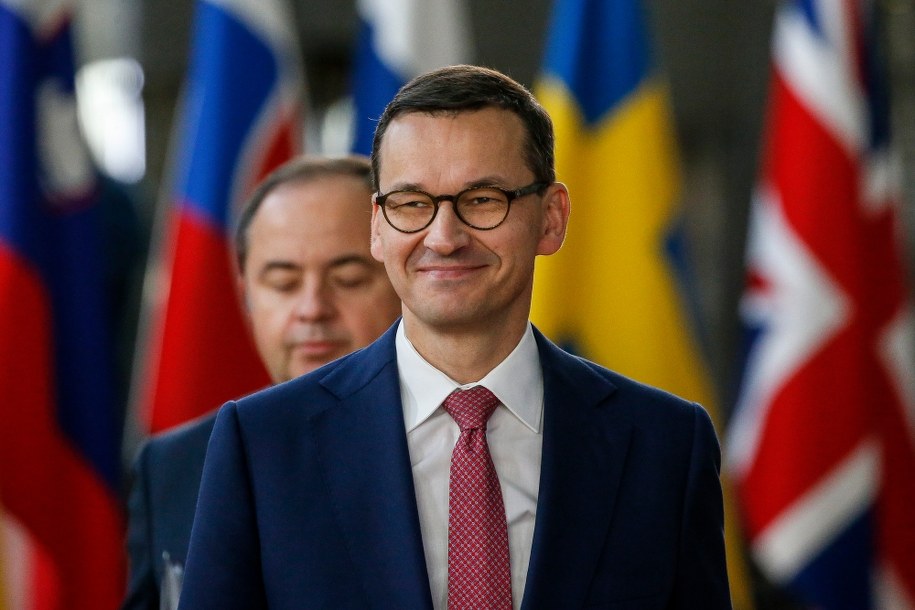 Mateusz Morawiecki podczas szczytu w UE /JULIEN WARNAND /PAP