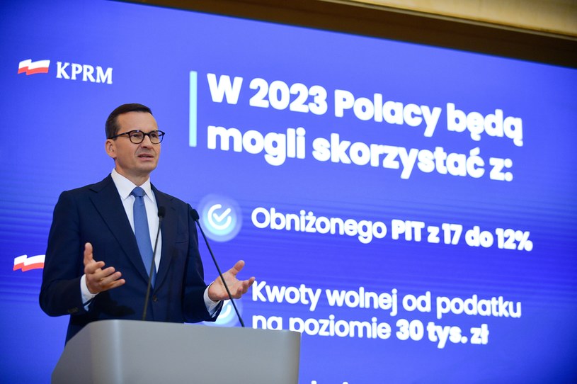 Mateusz Morawiecki: Rząd przyjął ambitny budżet na trudne czasy; dochody budżetu wyniosą w 2023 r. 604,4 mld zł /PAP