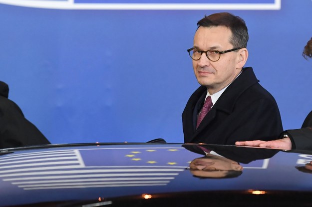 Mateusz Morawiecki - szef polskiego rządu -  w Brukseli / 	Radek Pietruszka   /PAP