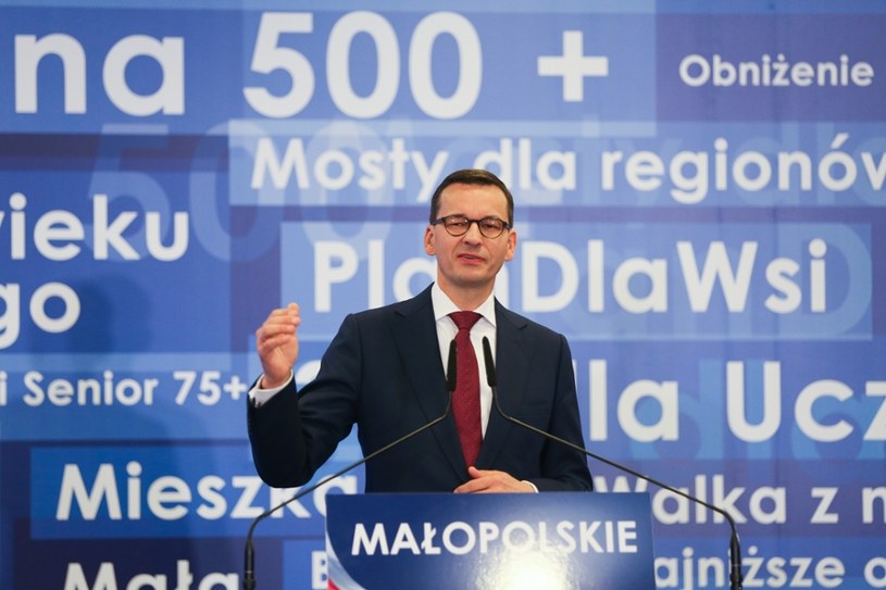 Mateusz Morawiecki w Krakowie /Beata Zawrzel /Reporter