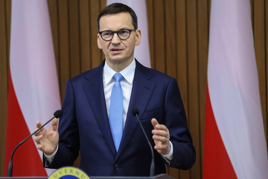 Mateusz Morawiecki w Mołdawii / 	Rafał Guz    /PAP