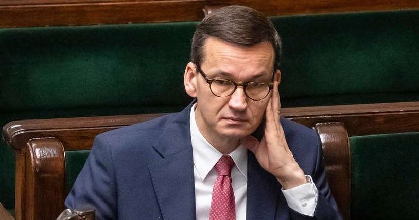 Mateusz Morawiecki w Sejmie /AFP