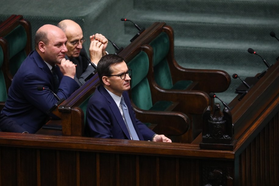 Mateusz Morawiecki w Sejmie /Tomasz Gzell /PAP