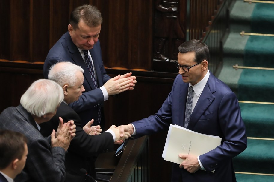 Mateusz Morawiecki w Sejmie /Paweł Supernak /PAP