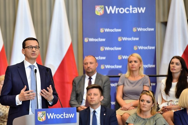 Mateusz Morawiecki we Wrocławiu / 	Maciej Kulczyński    /PAP