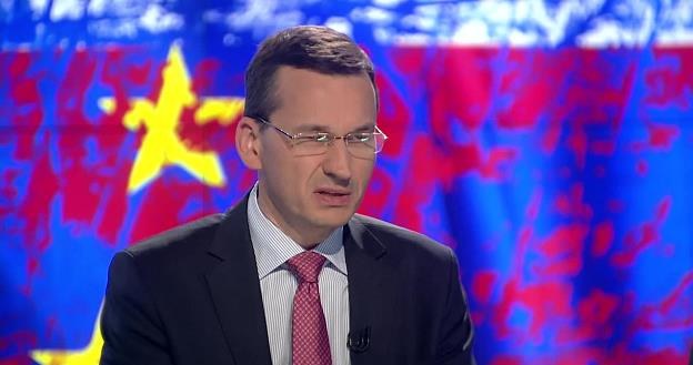 Mateusz Morawiecki, wicepremier i minister rozwoju. Źródło: TVN24 / x-news /