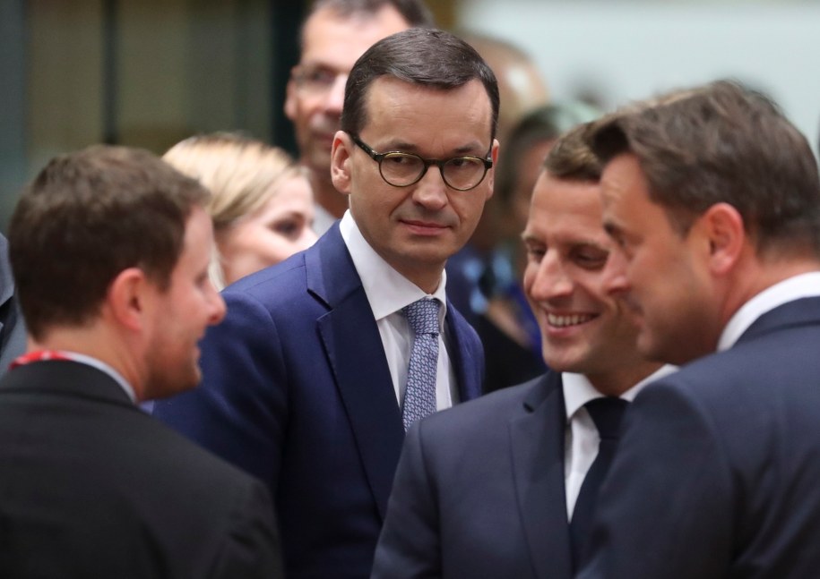 Mateusz Morawiecki /OLIVIER HOSLET /PAP/EPA