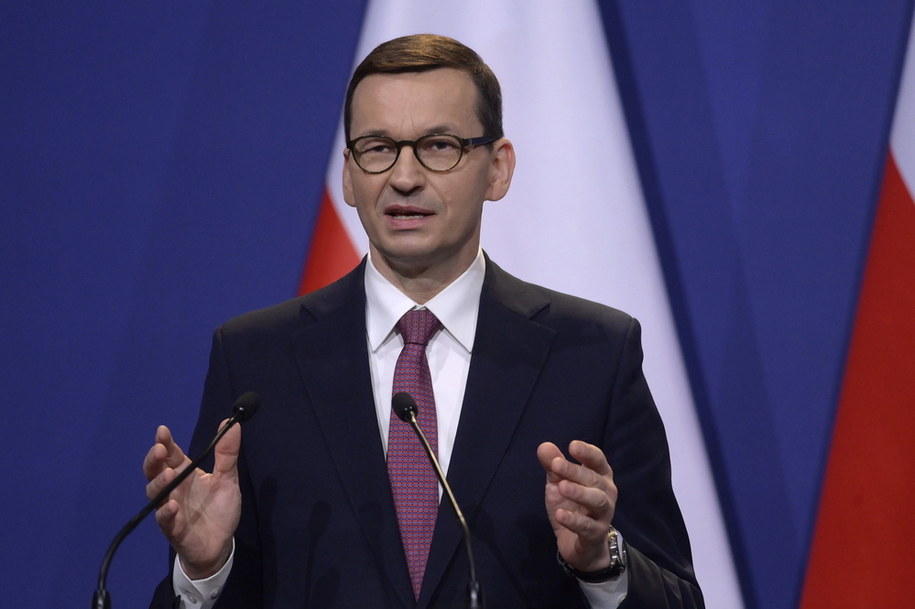 Mateusz Morawiecki /Szilard Koszticsak /PAP/EPA