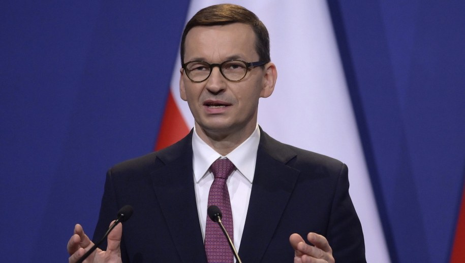 Mateusz Morawiecki /SZILARD KOSZTICSAK HUNGARY OUT  /PAP/EPA