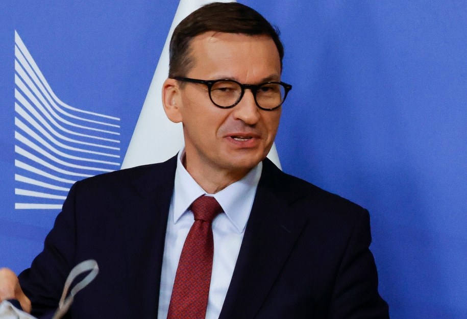 Mateusz Morawiecki /PASCAL ROSSIGNOL / POOL MAXPPP OUT /PAP/EPA
