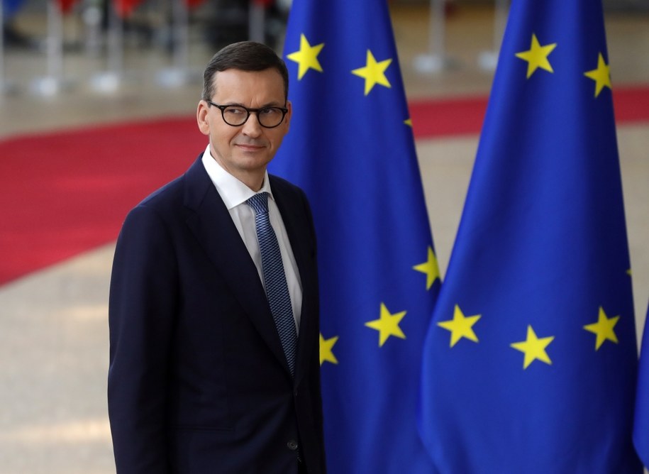 Mateusz Morawiecki /STEPHANIE LECOCQ  /PAP/EPA