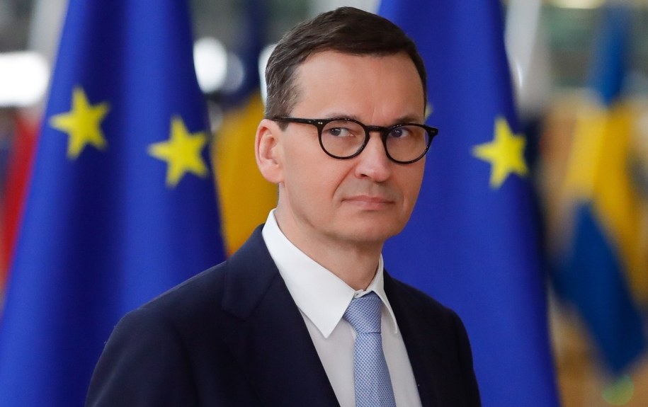 Mateusz Morawiecki /STEPHANIE LECOCQ  /PAP/EPA