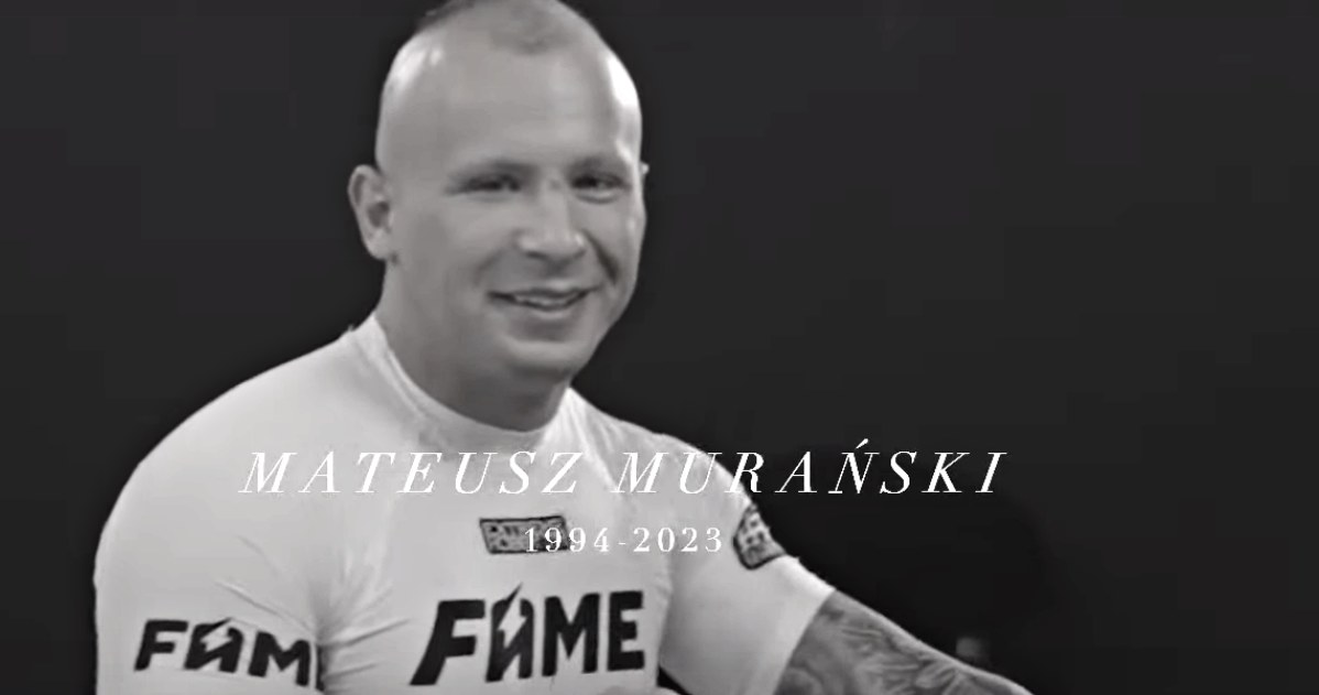 Mateusz Murański nie żyje. Fame MMA żegna go wzruszającym filmem /Screen YouTube / Famemmatv /materiał zewnętrzny