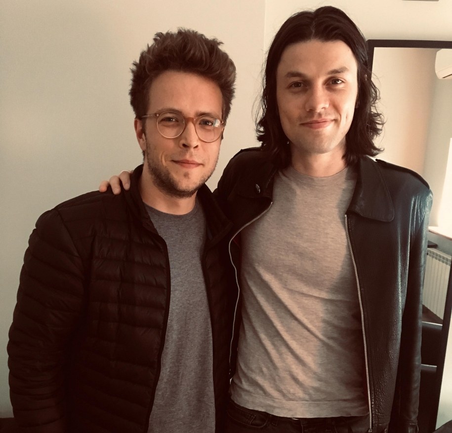 Mateusz Opyrchał i James Bay /RMF FM