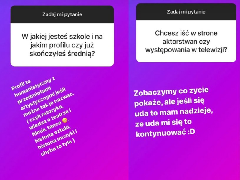 Mateusz Pawłowski odpowiada na pytania na InstaStories @mateopawlowski/ /Instagram