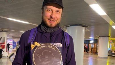 Mateusz Waligóra wrócił z bieguna południowego. "To była najprzyjemniejsza część wyprawy"