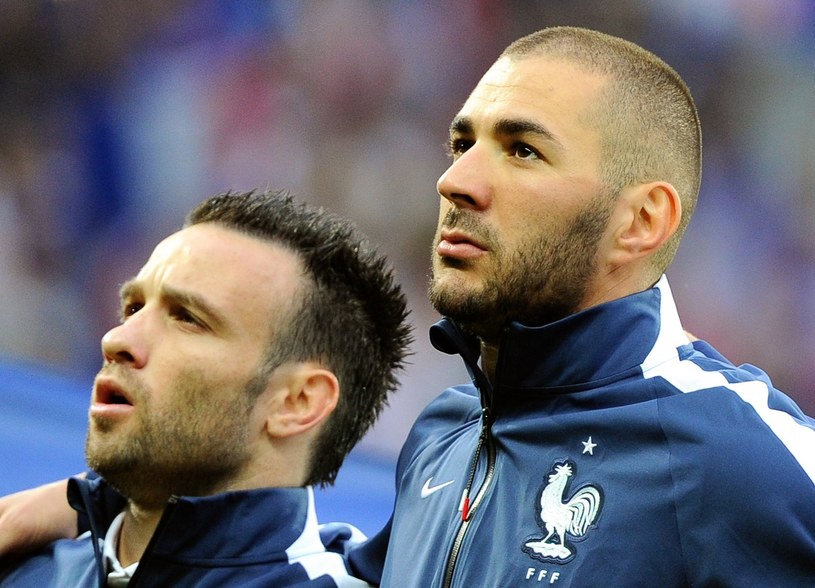 Mathieu Valbuena (z lewej) i Karim Benzema /AFP