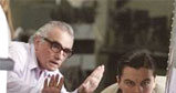 Matin Scorsese i Leonardo DiCaprio na planie filmu "Aviator" /