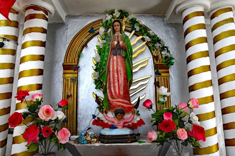 Matka Boża z Guadalupe w Meksyku również cieszy się kultem /Teun Voeten/Sipa USA/East News /East News