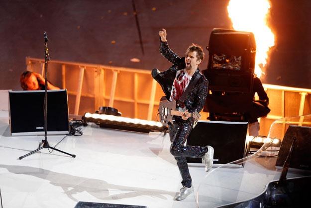 Matt Bellamy (Muse) w swoim żywiole fot. Jamie Squire /Getty Images/Flash Press Media