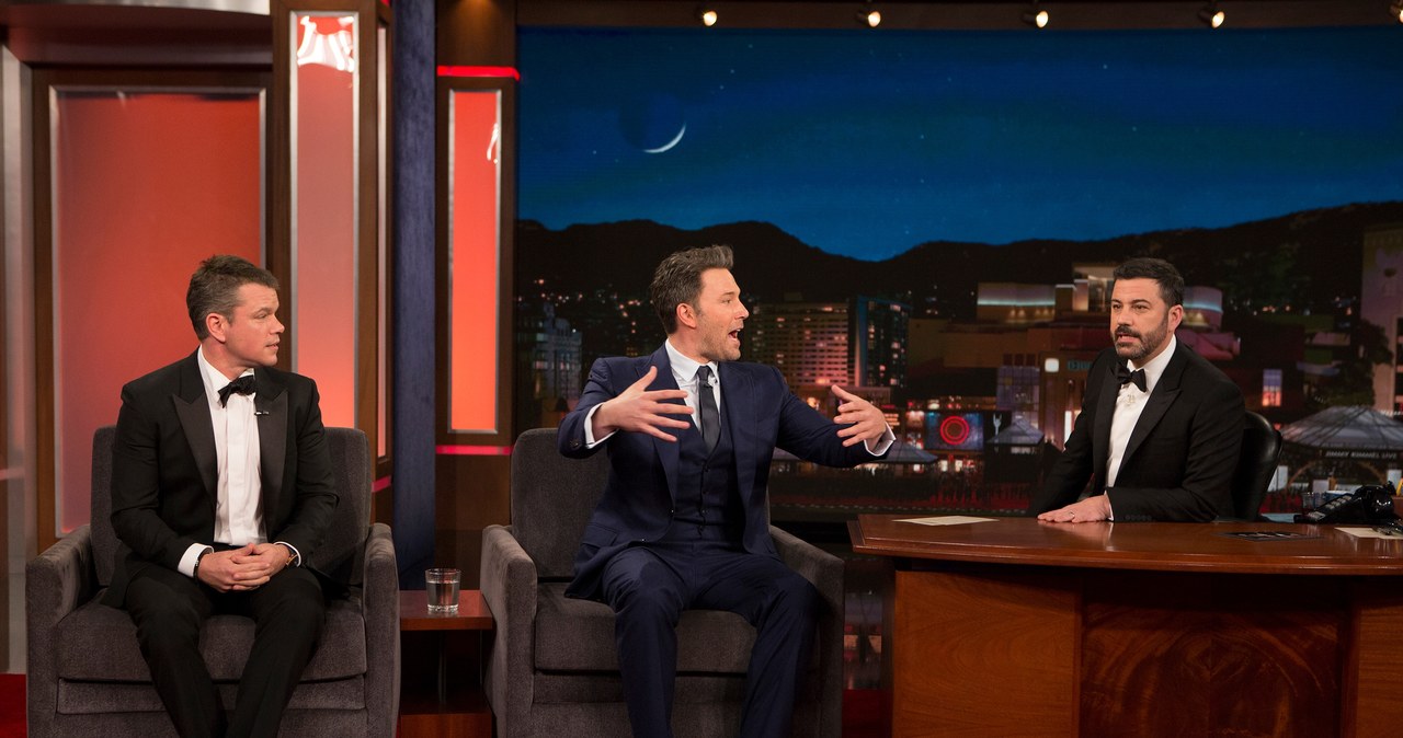 Matt Damon, Ben Affleck i Jimmy Kimmel /Randy Holmes / Contributor /Getty Images