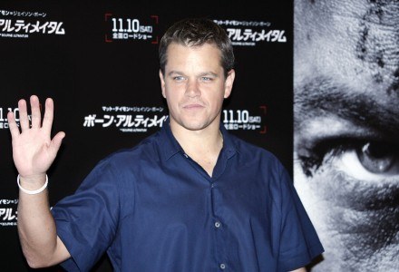 Matt Damon na premierze ostatniej części trylogii przygód Bourne'a. /AFP
