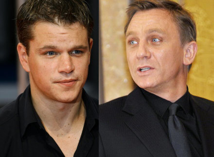 Matt Damon pierwszy raz publicznie zaatakował Daniela Craiga. Chyba czeka nas pojedynek agentów... /AFP