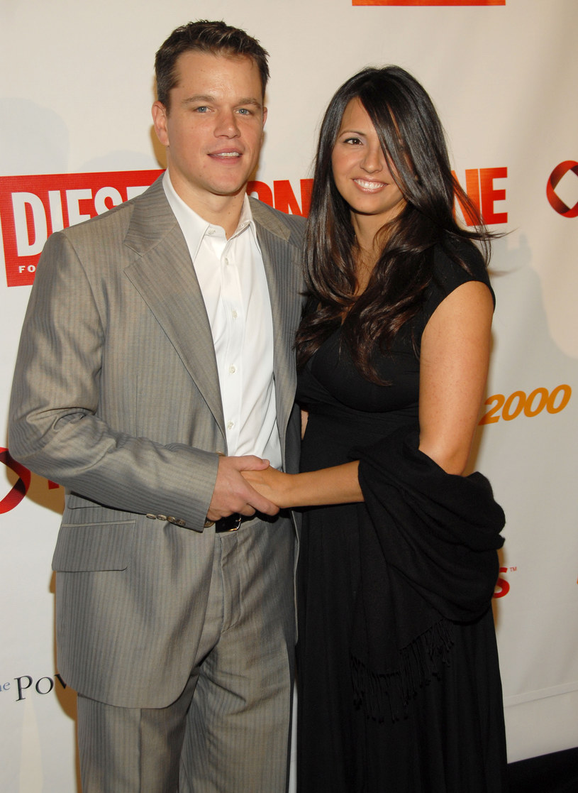 Matt Damon z żoną Lucianą Bozán /KMazur / Contributor /Getty Images