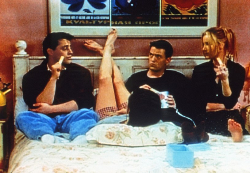 Matt LeBlanc, Courteney Cox, Matthew Perry, Lisa Kudrow w serialu "Przyjaciele" /AKPA