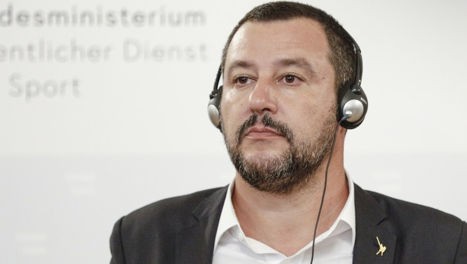 Matteo Salvini /FLORIAN WIESER /PAP/EPA