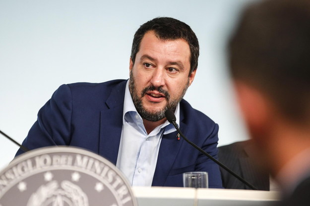 Matteo Salvini /GIUSEPPE LAMI /PAP/EPA