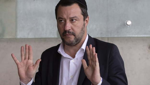 Matteo Salvini /JIM HOLLANDER    /PAP/EPA