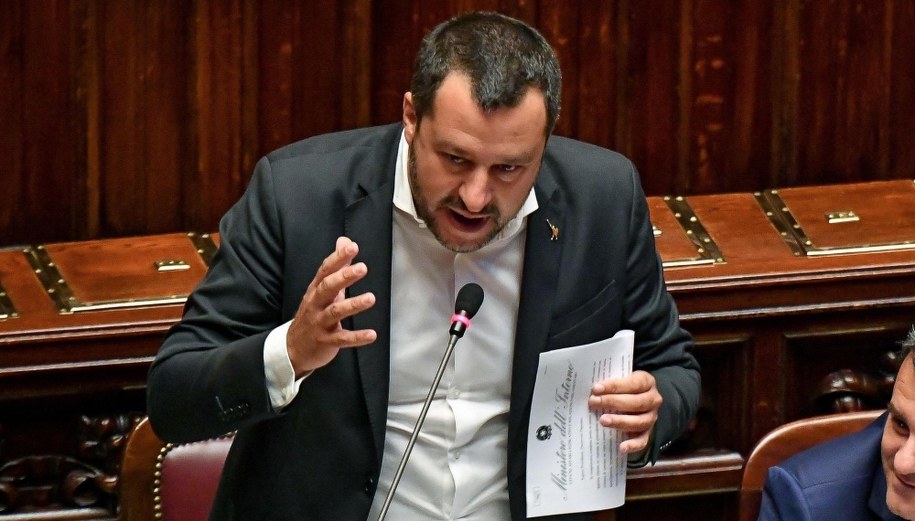 Matteo Salvini /	ALESSANDRO DI MEO /PAP/EPA