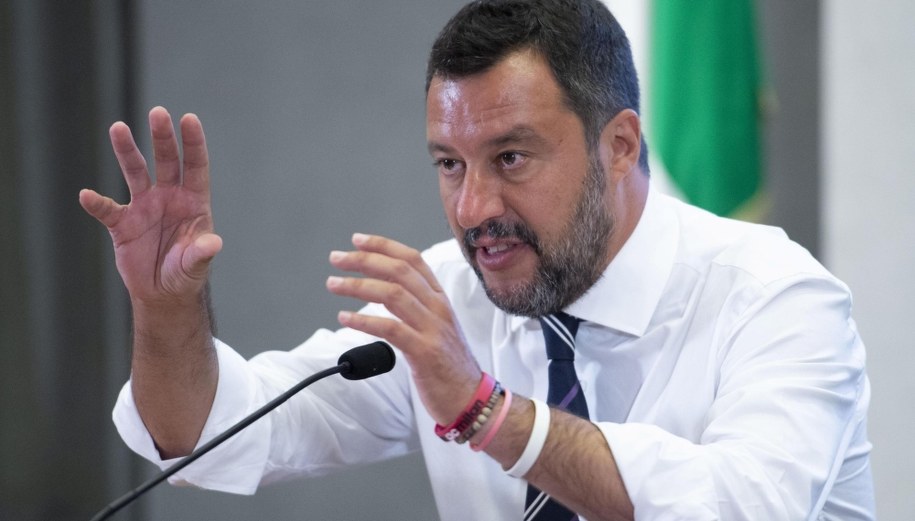 Matteo Salvini /MAURIZIO BRAMBATTI /PAP/EPA