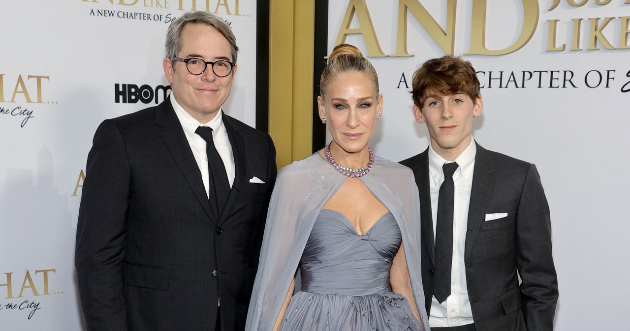 Matthew Broderick z żoną Sarah Jessiką Parker i synem /Jamie McCarthy /Getty Images