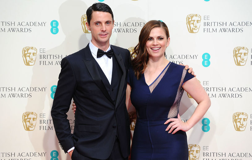 Matthew Goode i Hayley Atwell (rozdanie nagród BAFTA). /Stuart C. Wilson /Getty Images