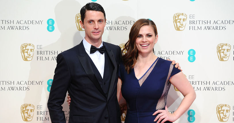 Matthew Goode i Hayley Atwell (rozdanie nagród BAFTA). /Stuart C. Wilson /Getty Images