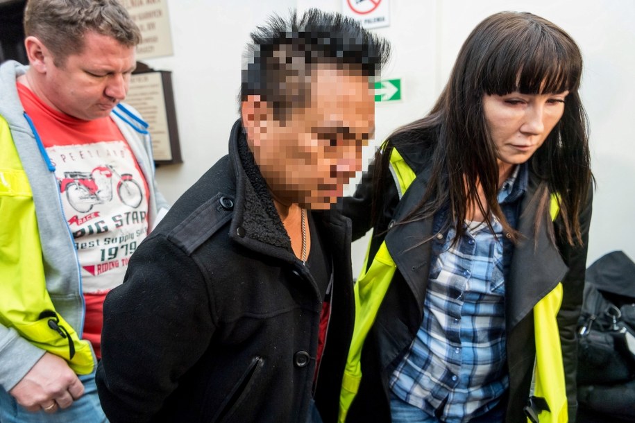 Matthew L. doprowadzony do Sądu Rejonowego w Bydgoszczy /Tytus Żmijewski /PAP