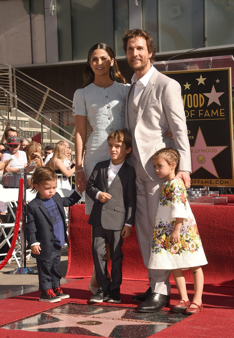 Matthew McConaughey z rodziną /Jason Merritt /Getty Images