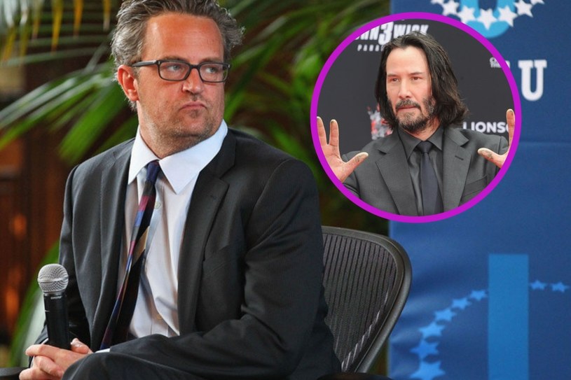 Matthew Perry nie lubi Keanu Reevesa? /Getty Images