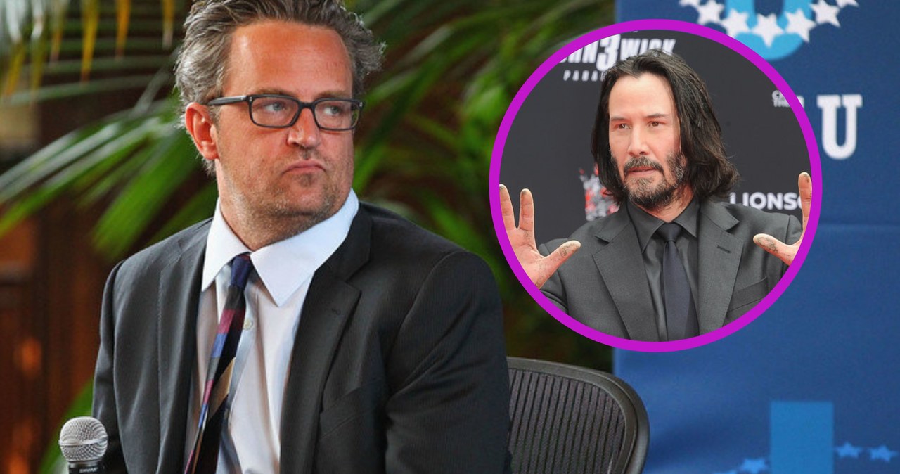 Matthew Perry nie lubi Keanu Reevesa? /Getty Images