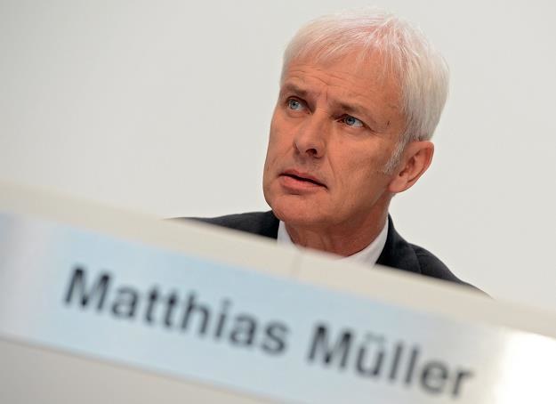 Matthias Mueller - nowy prezes Volkswagen /PAP/EPA