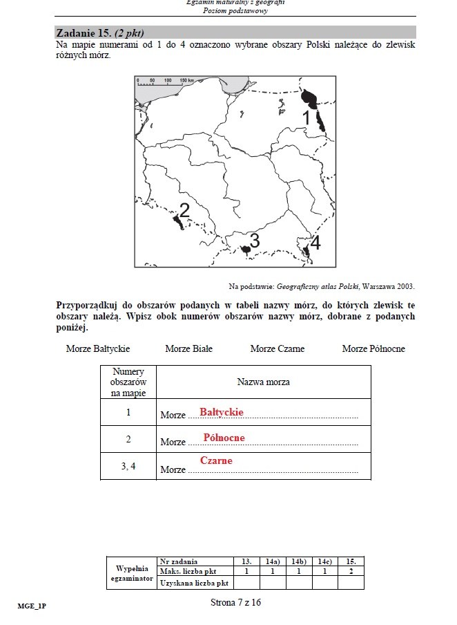 Matura 2016: Geografia, poziom podstawowy /INTERIA.PL
