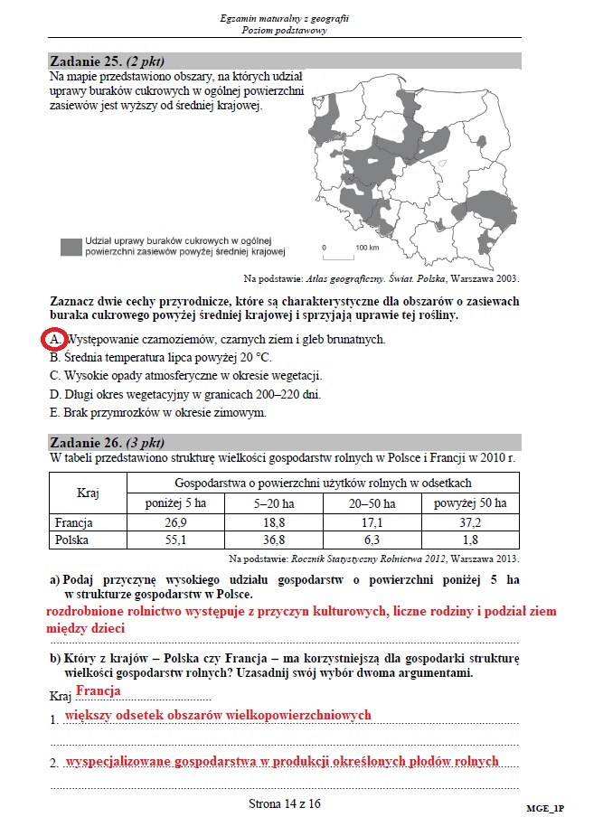 Matura 2016: Geografia, poziom podstawowy /INTERIA.PL