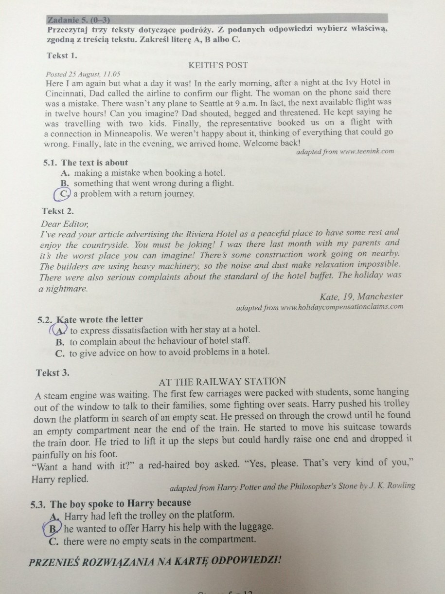 Matura 2016 - jezyk angielski, poziom podstawowy /RMF FM