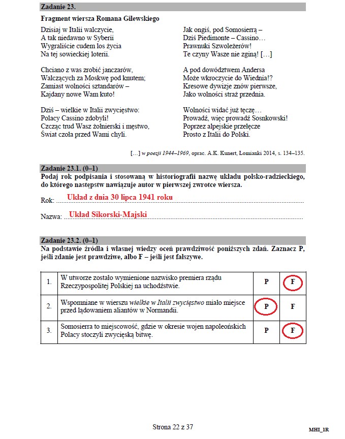 Matura 2017: Historia poziom rozszerzony /INTERIA.PL