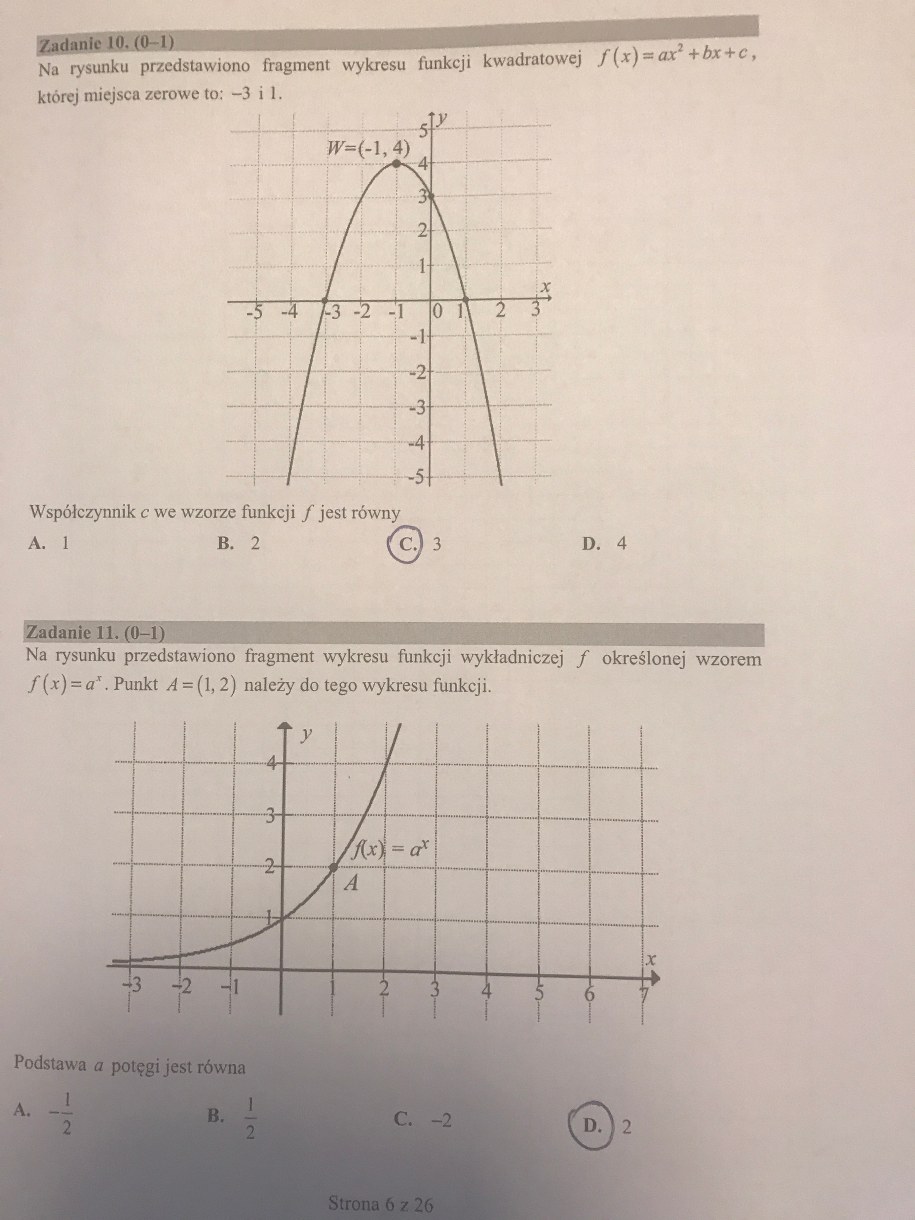 Matura 2017. Matematyka, poziom podstawowy /RMF FM /Zrzut ekranu