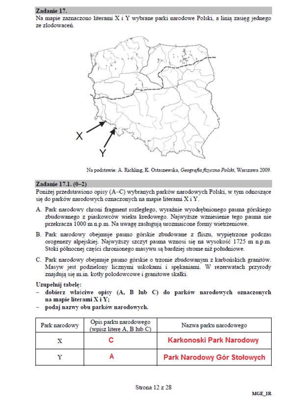 Matura 2018. Geografia - poziom rozszerzony /Interia.pl /